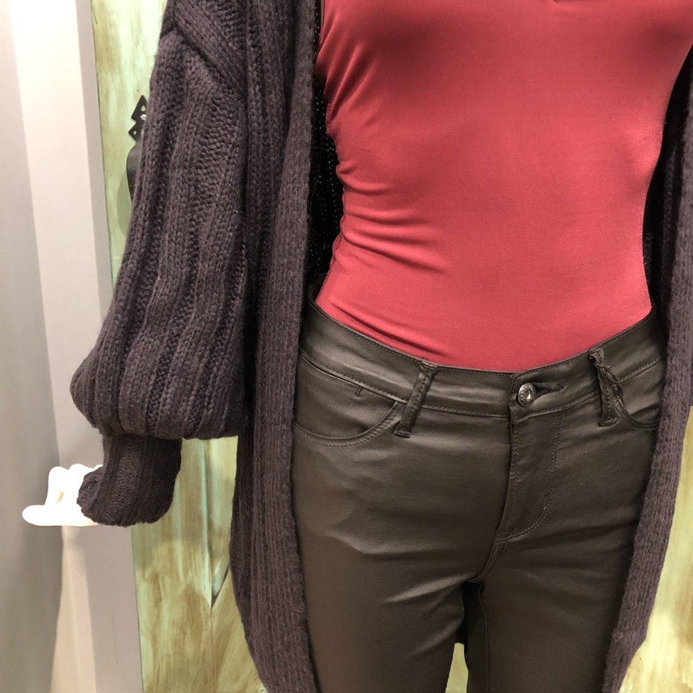 Bell Sleeve Cable Knit Cardigan